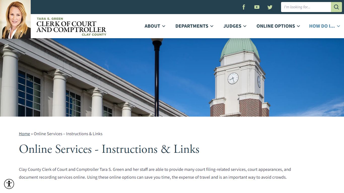 Online Services - Instructions & Links | Clay County Clerk of Court